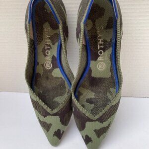 Rothy's The Point Olive Camo